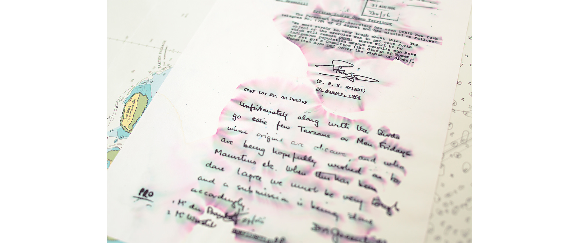 Diego Garcia (Waterboarded Documents 001), 2015