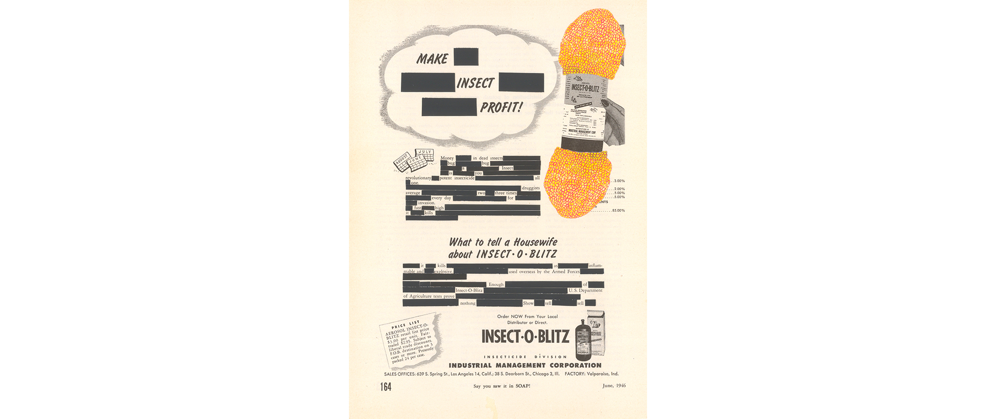 Make Insect Profit, 2013