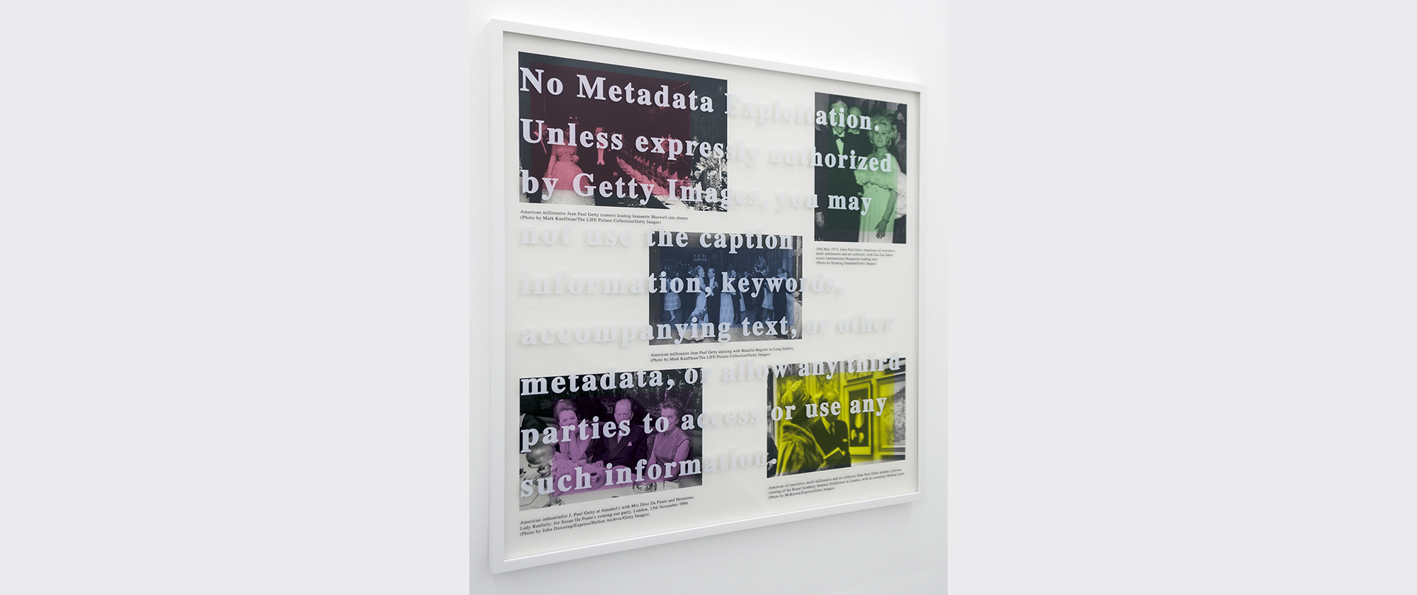 Property, J. Paul Getty, No Metadata Exploitation,  2019