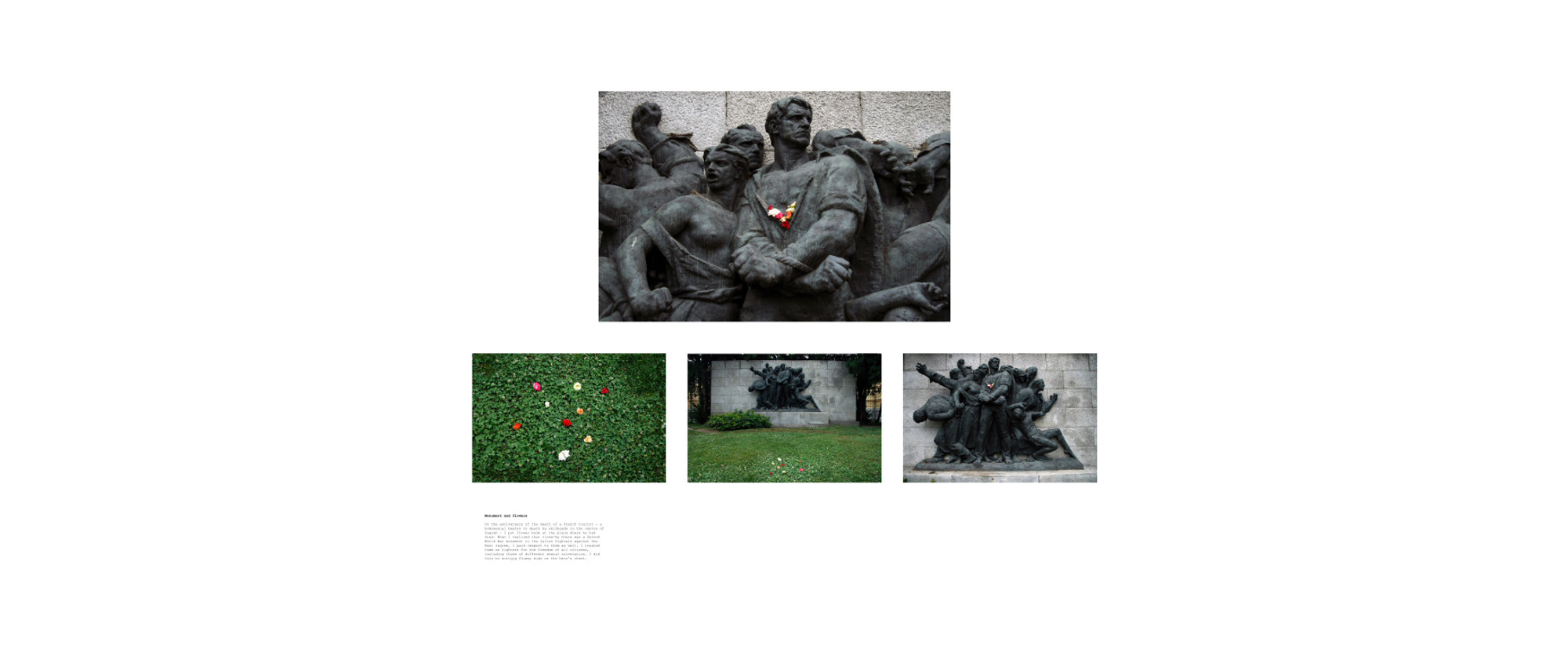 366 Liberation Rituals (Monument and Flowers), 2008