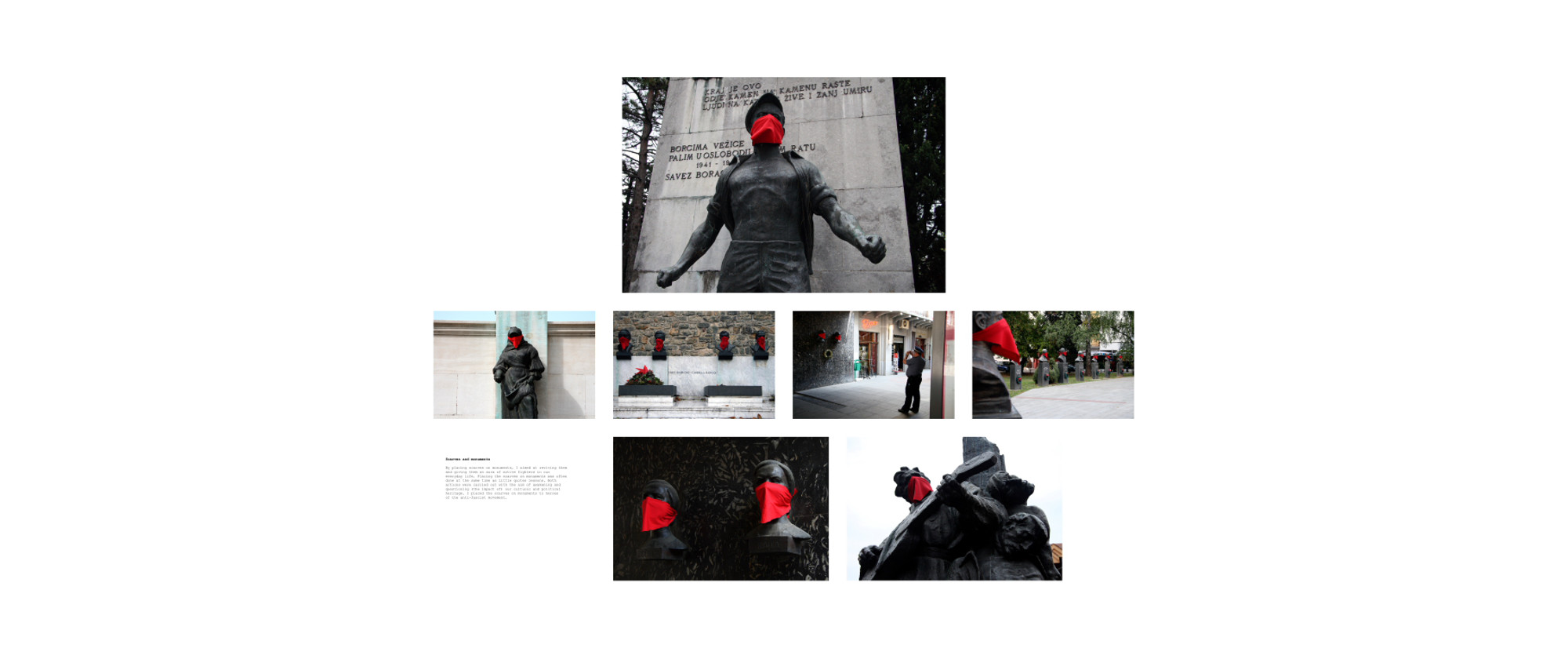 366 Liberation Rituals (Scarves and Monuments), 2008