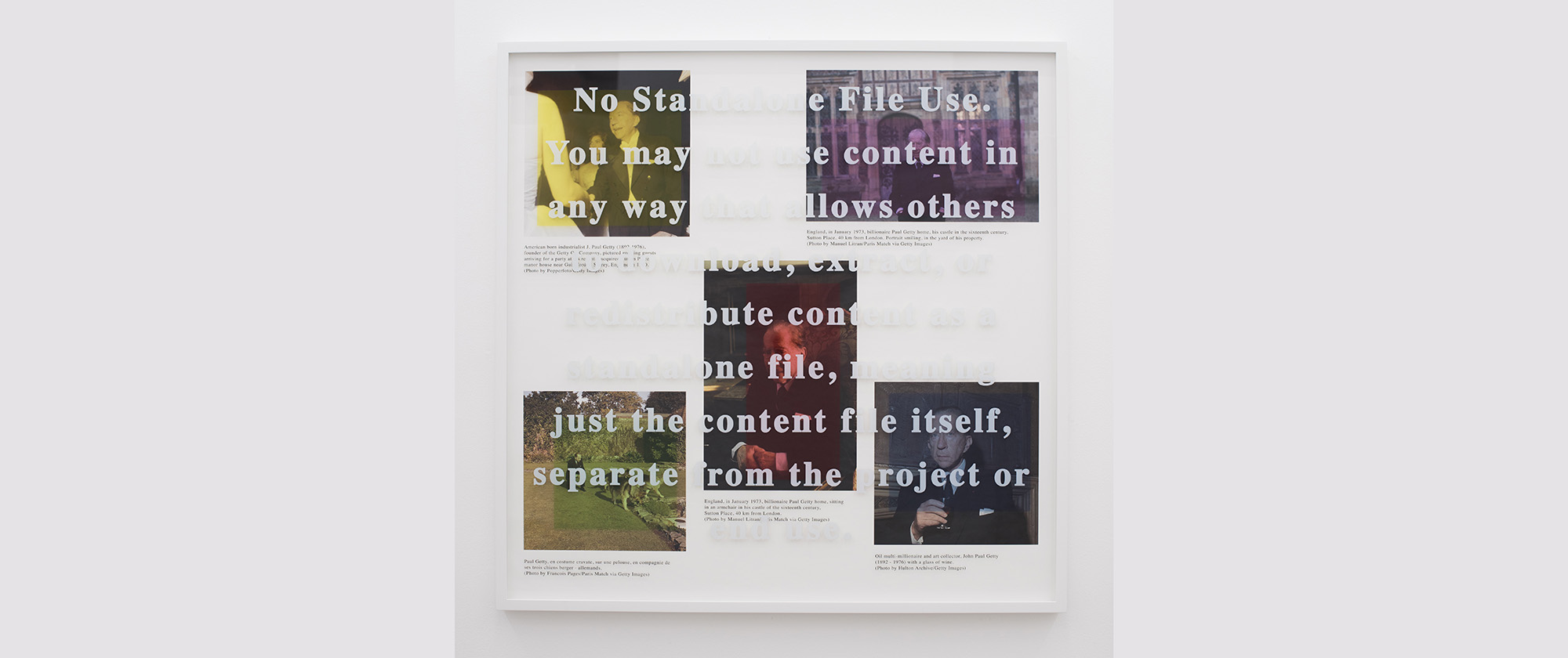 Property, J. Paul Getty, No Standalone File Use, 2019