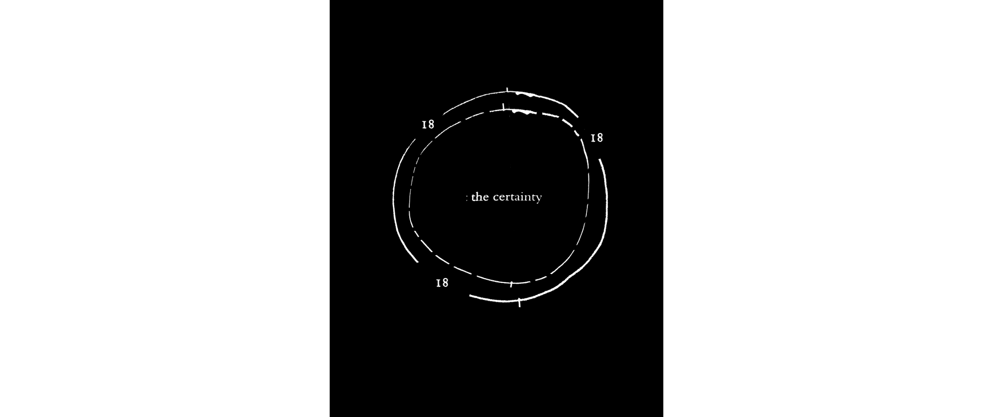 and, who amongst us will circumambulate the beloved idols of perfect certainty. also, 18:109. and we fall, dizzy, 2019