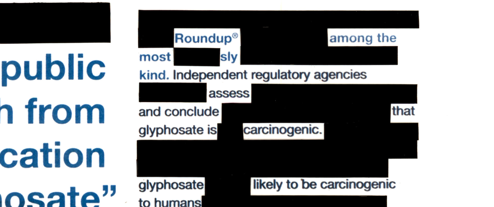 Redacted, 2019