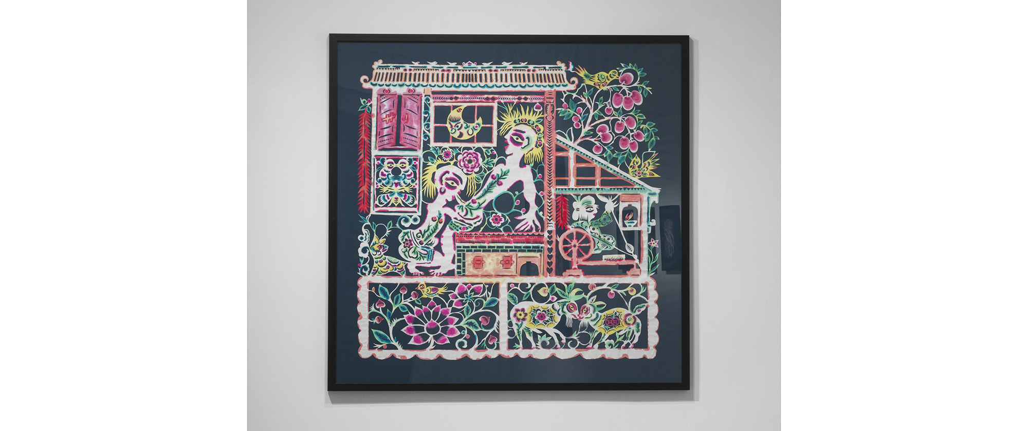 “Don’t worry, mom is spinning thread in the next room” (A love scene, when a high school student is at home writing homework), 2019