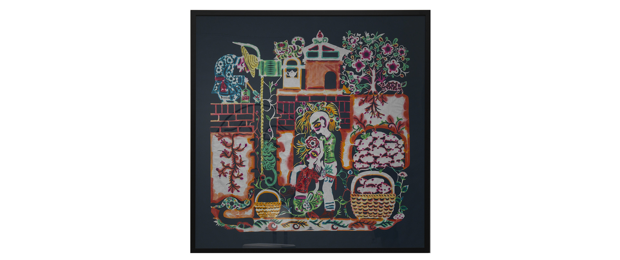 “Sorting sweet potatoes” (Dad, don’t yell, we’re in the cellar sorting sweet potatoes.), 2019