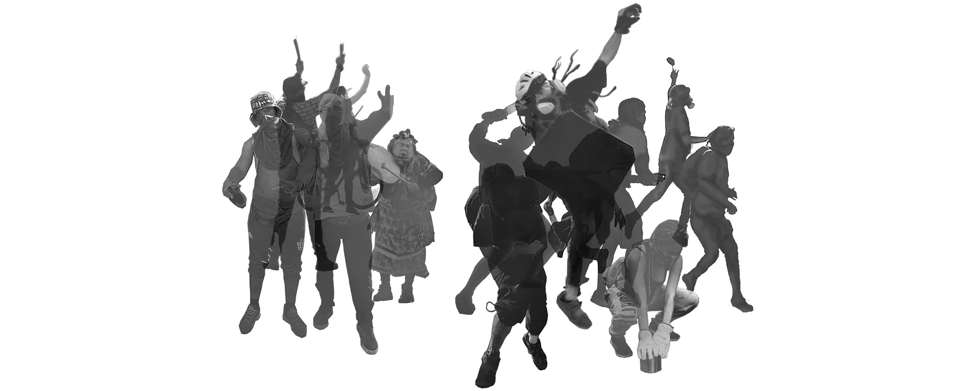 Siluetas Friso 1 (Silhouettes Frieze 1), 2021