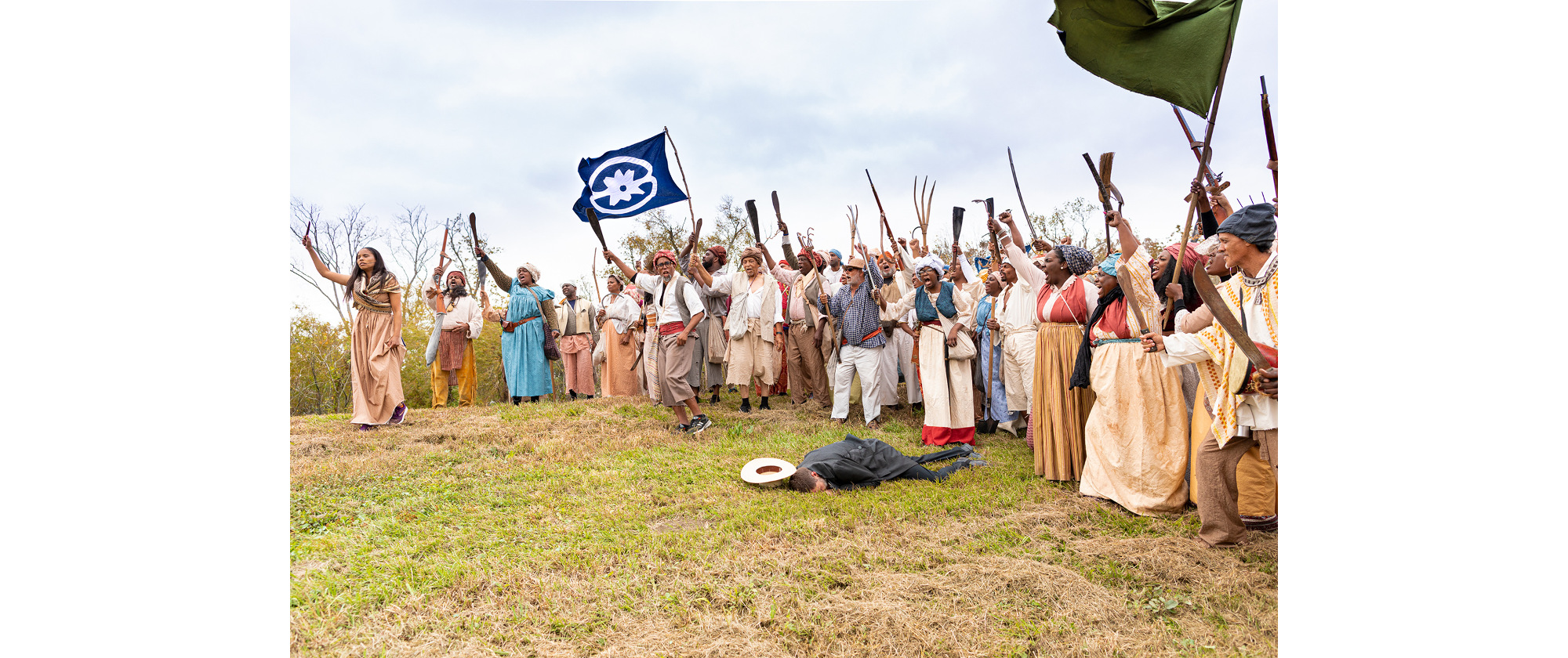 Slave Rebellion Reenactment, performance still 2, 2020