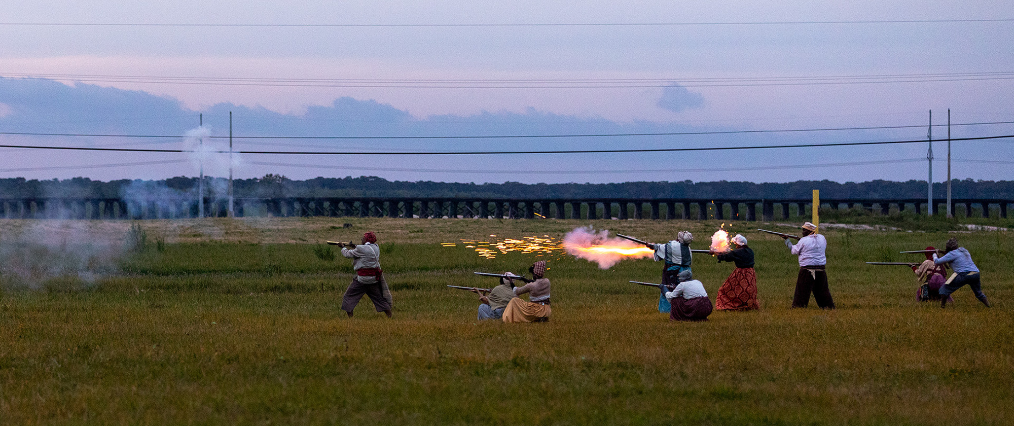 Slave Rebellion Reenactment, performance still 3, 2020
