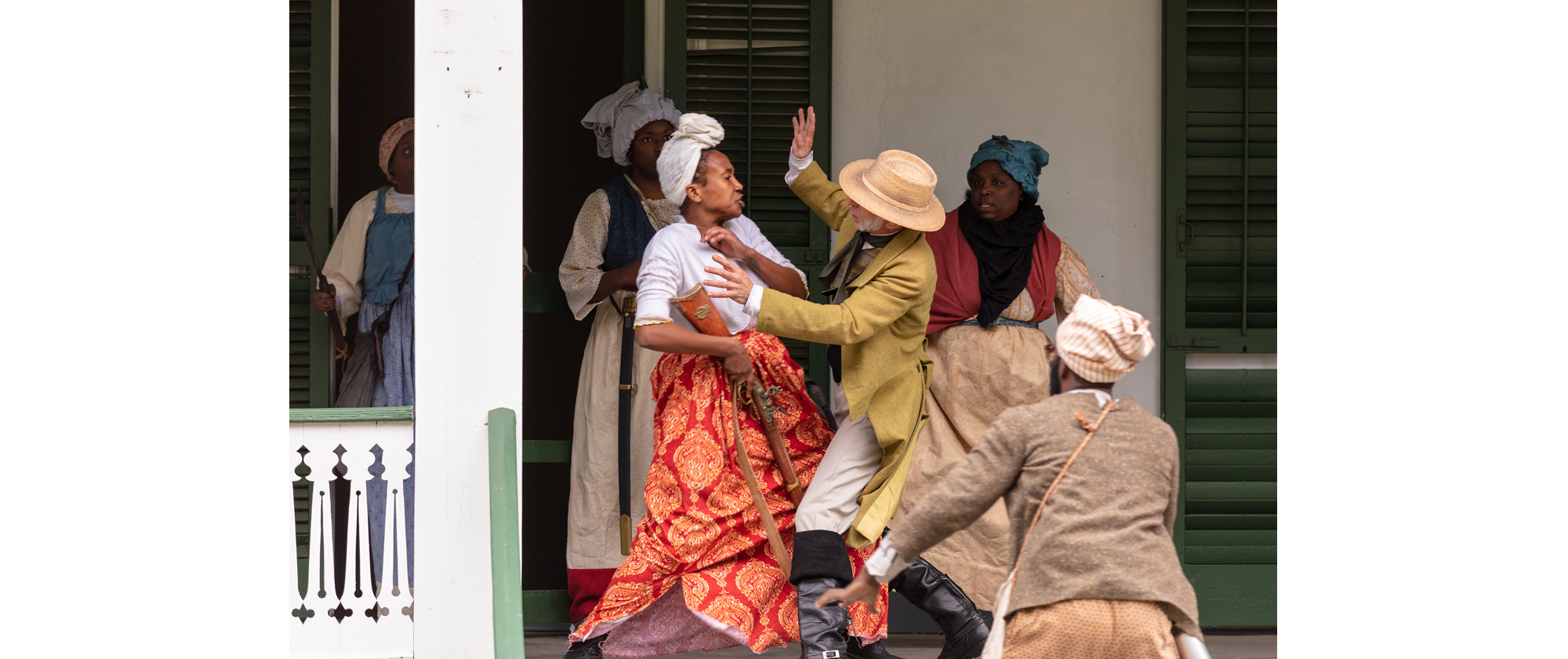 Slave Rebellion Reenactment, performance still 6, 2020