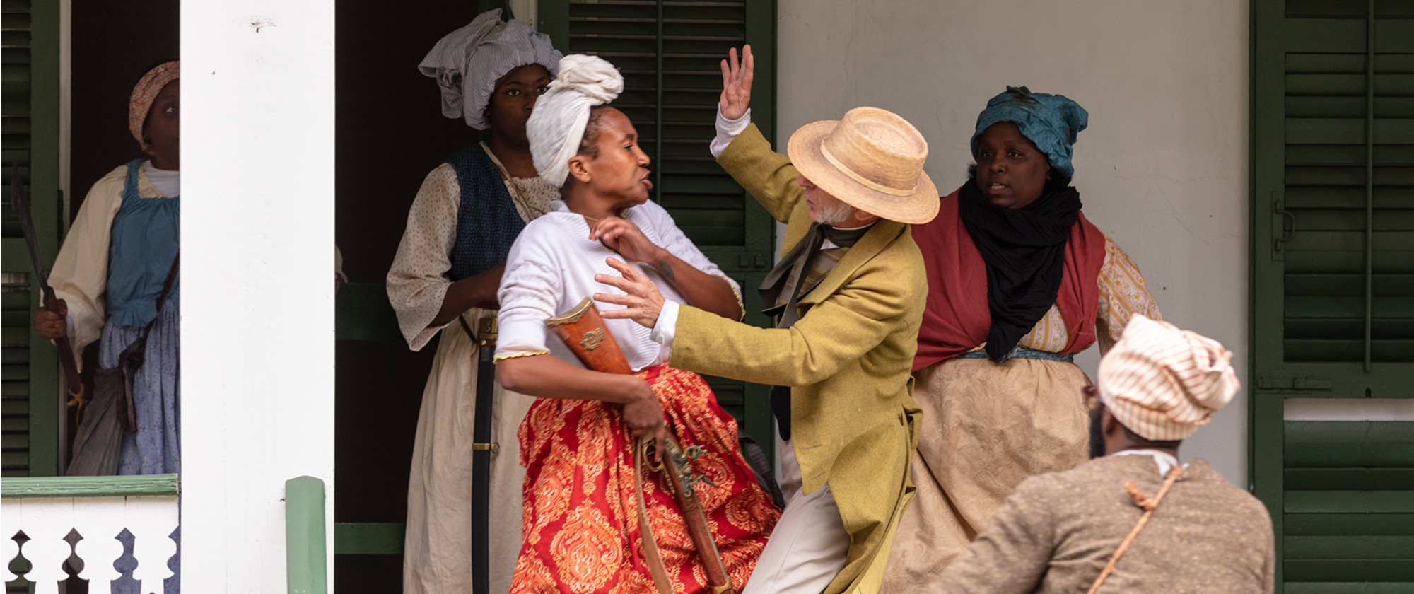 Slave Rebellion Reenactment, performance still 6, 2020