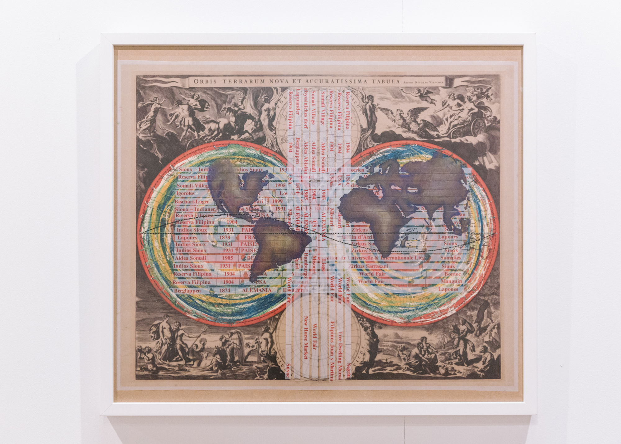 Serie cartografía de la colonización – 1670, 2021