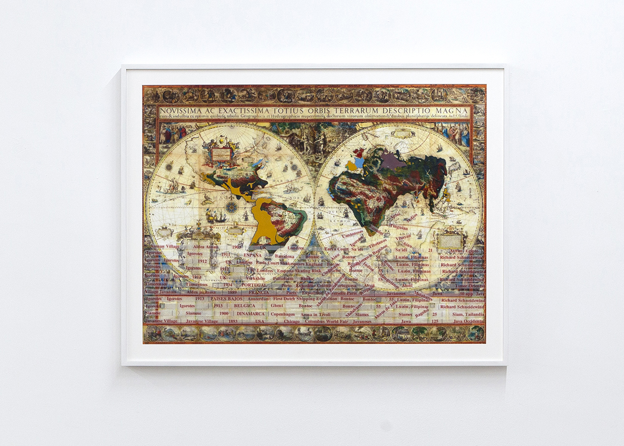 Serie Cartografía de la Colonización – 1634, 2021