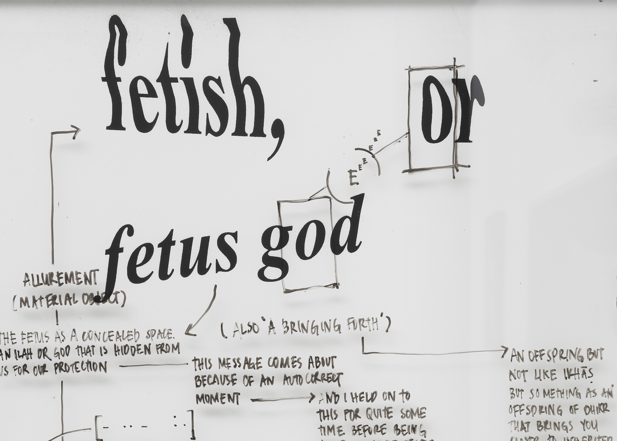 Fetish or Fetus God (Annotated), 2024 